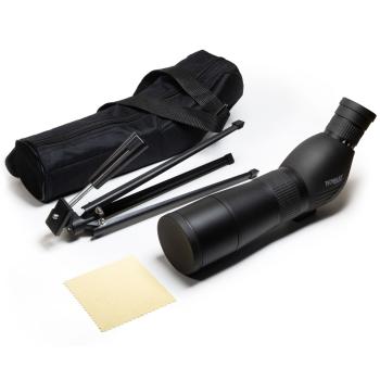Preview: Reisespektiv - 20-60x Zoom für Jagd, Tierbeobachtung & Sport - Tischstativ, 60mm Objektiv, Brillenträger geeignet - 840g, 33x15x7cm
