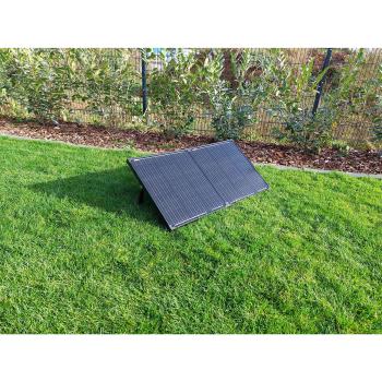 Preview: Faltbares Solarpanel, hocheffiziente 18 V & 100 Watt, monokristalline Solarzellen, inkl. Laderegler, 2 USB Anschlüsse, lädt Powerstations und 12/24V Batterien 