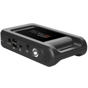 Preview: Profi Powerbank Auto Starthilfe Kit - Jump Starter 500A für Benzin/Diesel - LED-Lampe, 12000mAh LiFePO4-Akku, 2x USB-A - Kompakt