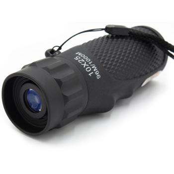 Preview: Monokulares Fernglas 10x Vergrösserung - Gestochen scharfe Bilder Naturbeobachtung & Reisen - Extrem leicht (82g) - Sichtfeld 96m/1000m - Gürteltasche