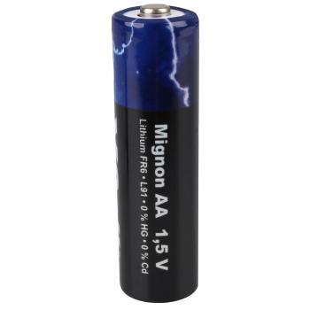 Preview: 4er-Set Xtreme Lithium AA (Mignon) Batterien - Ideal für Outdoor & Geräte mit hohem Energiebedarf - 1,5V/3000mAh, -40°C bis +60°C, 10 Jahre lagerfähig
