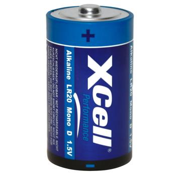 Preview: 2er-Set langlebige Batterie Typ D (Mono), LR20, Performance Alkaline, 1,5V, ideal für Taschenlampen, Radios, Wecker, Computer, Smart Home