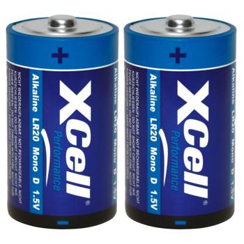 Preview: 2er-Set langlebige Batterie Typ D (Mono), LR20, Performance Alkaline, 1,5V, ideal für Taschenlampen, Radios, Wecker, Computer, Smart Home