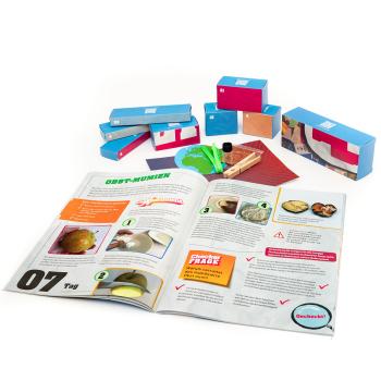 Preview: Adventskalender Checker Tobi - 24 spannende CheXperimente für Kinder ab 8 Jahren - Umweltfreundliche Boxen aus Karton - Kein Plastik
