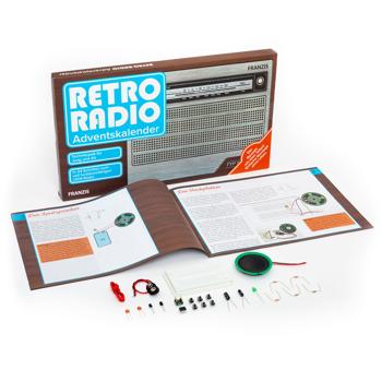 Preview: Adventskalender Retro-Radio - UKW-Radio selber bauen ohne Löten - Technikspass für Jugendliche ab 14 Jahren - inkl. 52-seitigem Handbuch