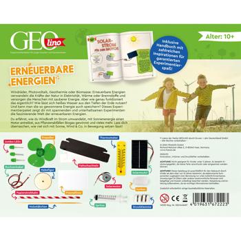 Preview: Geolino Experimentierkasten Erneuerbare Energien - Solar- Wind- & Wasserkraft Experimentierset für Kinder ab 10 Jahren - Inkl. Handbuch, Solarmodul, Propeller