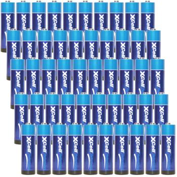 50er-Set AA Alkaline Batterien (Mignon) LR06 - 1.5V Energiequelle für zuverlässige Dauerleistung - Ideal für Fernbedienungen, Spielzeug, Uhren, Radios