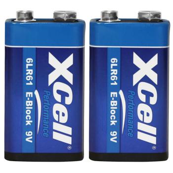 2er-Set 9V-Block Batterien - 6LR61 Alkaline Performance für langlebige Energie - Auslaufsicher - Ideal für Fernbedienungen, Spielzeug, Wanduhren, Radios
