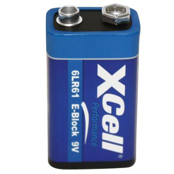 Preview: 10er-Set 9V-Block Batterie 6LR61 - Performance Alkaline - Langlebige Energie für Fernbedienungen, Spielzeug, Funkgeräte, Radios, Wecker - Auslaufsicher