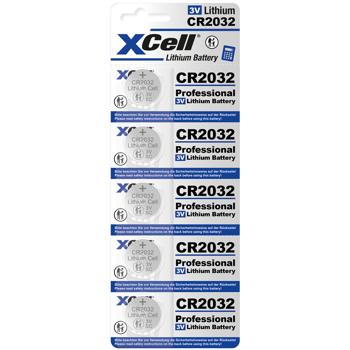 Preview: CR2032 - 10er-Set hochwertige Lithium-Knopfzellen, 3V / 220mAh, ideal für Autoschlüssel, Waagen, Fernbedienungen, Tracker, Thermometer, Uhren