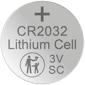 Preview: CR2032 - 10er-Set hochwertige Lithium-Knopfzellen, 3V / 220mAh, ideal für Autoschlüssel, Waagen, Fernbedienungen, Tracker, Thermometer, Uhren