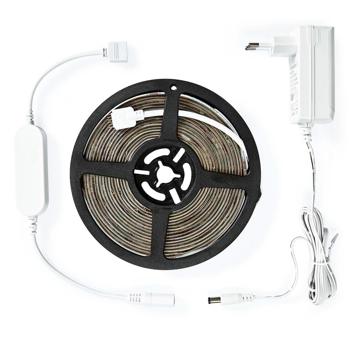 Preview: Smart LED Lichtband 5 m mit App-Steuerung, warmweiss/kaltweiss/RGB, dimmbar, flexibles & selbstklebendes Design, ideal für stilvolle Beleuchtung