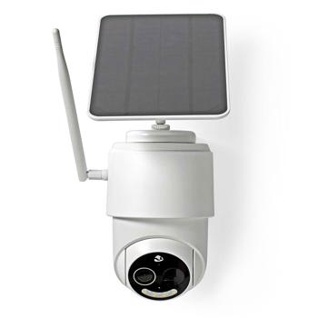 Preview: Full-HD Solar WLAN IP-Kamera mit Nachtsicht: Kabellose Outdoor-Überwachung (IP65) weiss, App, für zuverlässige Sicherheit rund ums Haus