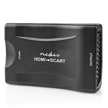 HDMI zu SCART Konverter (Full HD): 720p/1080p Umschalter, USB-Betrieb - Verbindet moderne Technik mit Retro-TVs