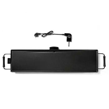 Preview: XXL elektrische Grillplatte – Teppanyaki Tischgrill für fettarmes Braten, 90 x 23 cm, 1800W, antihaftbeschichtet, ideal für Fleisch, Fisch & Gemüse