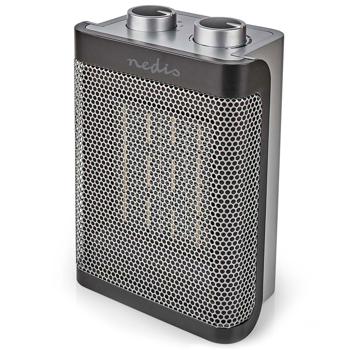 Keramik-Heizlüfter, grau, Keramik Heizgerät, 1000/1500 W