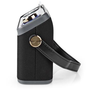 Preview: Design DAB+/UKW-Radio, Bluetooth, USB, Akku, schwarz, Farbdisplay & Wecker. Mobiles Digitalradio mit vielseitigen Funktionen, stilvolles Design