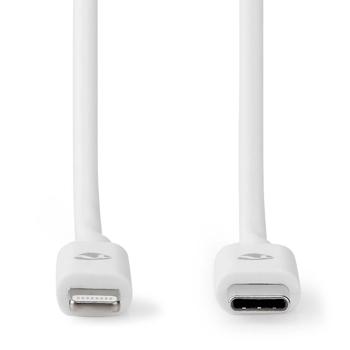 Preview: iPhone Ladekabel, Lightning Kabel, USB-C, Apple MFi Zertifiziert, 1 m, weiss ideal für Iphone 6, 7, 8, 9, X, XS, 11, 12, 13, 14, Pro / Max