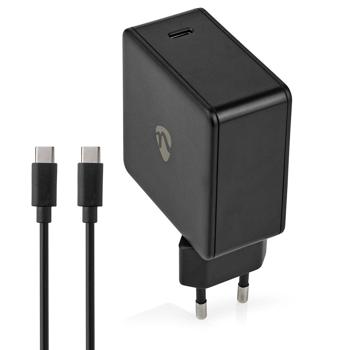 Effizientes High Power Ladegerät, USB C, Schnellladegerät, Smart IC, 2 m, 65 W, für Macbook, Notebooks, Tablets & mehr