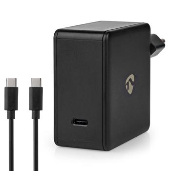 Preview: Effizientes High Power Ladegerät, USB C, Schnellladegerät, Smart IC, 2 m, 65 W, für Macbook, Notebooks, Tablets & mehr
