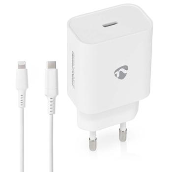 Preview: 2er-Set Schnell Ladegerät mit USB- C auf Lightning Ladekabel, 1m, Quick Charge Set, USB Netzteil u. Kabel für iPhone 7, 8, 9, X, 11, 12, 13, 14, PRO / MAX