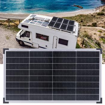 Effizientes 60W Solarpanel: Monokristalline Zellen, IP65, Metallrahmen – Robust & mobil für maximale Solarenergie