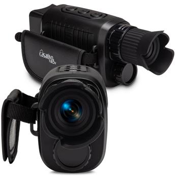 Professionelles Monokulares Infrarot Nachtsichtgerät, Foto und Video, Sicht bis 500m , 2k Videoaufnahmen, 5-fach Zoom, TFT Farbdisplay