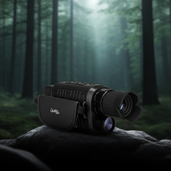 Preview: Professionelles Monokulares Infrarot Nachtsichtgerät, Foto und Video, Sicht bis 500m , 2k Videoaufnahmen, 5-fach Zoom, TFT Farbdisplay