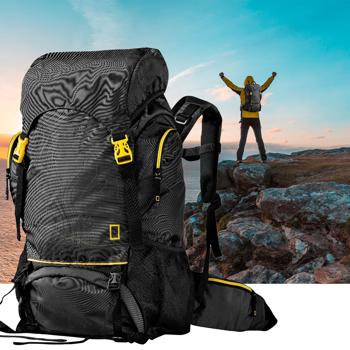 Geräumiger Wanderrucksack 50L – leichter Trekkingrucksack mit Hüftgurt, ergonomischem Design & viel Stauraum, für Reisen & Outdoor-Abenteuer