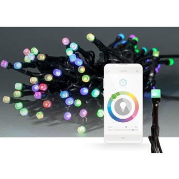 Bunte SmartLife LED Lichterkette: 42 RGB LEDs, 8 Lichtmuster, IP65, 5m – App-Steuerung für stimmungsvolle & farbenprächtige Beleuchtung