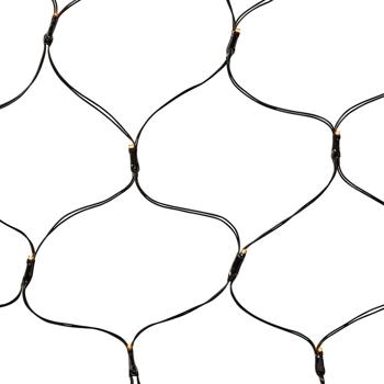 Preview: WLAN LED Lichternetz 3x3m - 400 dimmbare LEDs, 7 Muster, IP65 - App-, Google Assistant- & Alexa-Steuerung für Innen & Aussen