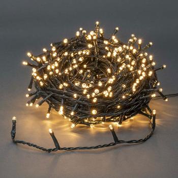 Preview: XXL LED Lichterkette - 720 warmweisse LEDs für festliche Atmosphäre & Weihnachtsbeleuchtung - IP44 spritzwassergeschützt - 54m mit Timer & 7 Lichtmustern