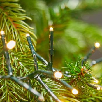 Preview: LED Lichterkette, 768 LEDs, warmweiss, 7 Lichtmuster, IP44, 5,6 m