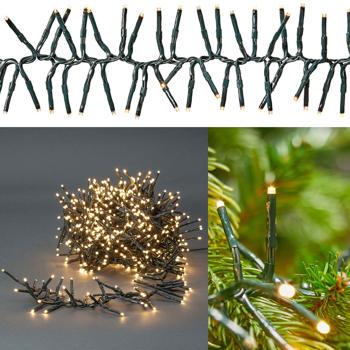 Preview: LED Lichterkette, 768 LEDs, warmweiss, 7 Lichtmuster, IP44, 5,6 m