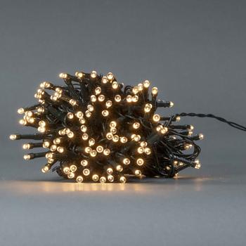 Preview: LED Lichterkette 14,4 m, 192 LEDs, warmweiss, batteriebetrieben, 7 Lichtmuster, IP44, energiesparend & flexibel für Innen- & Aussenbeleuchtung