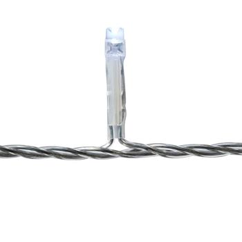 Preview: Eisregen Lichterkette - 180 LEDs - IP44 Spritzwasserschutz, 5,90 m Länge - 7 Modi, Timer, Kaltweiss für Innen- & Aussenbereich