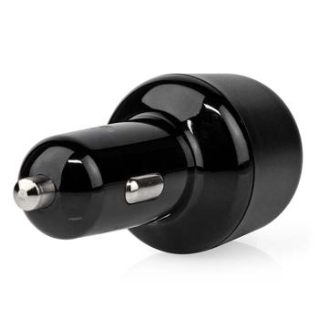 Preview: Kfz USB-Ladegerät 65W - Duales Laden für Smartphones, Tablets & USB-C Notebooks im Auto - USB-C PD & USB Typ A QC 3.0 - 12-24V DC