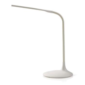 Preview: Kabellose LED-Akku-Schreibtischlampe, 3 Modi, dimmbar, Touch – weisse Schreibtischlampe für flexible Beleuchtung & kabellose Freiheit