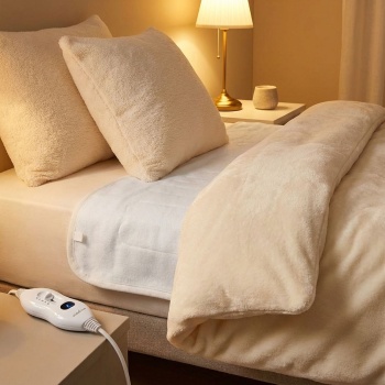 Komfortables Wärmeunterbett, elektrische Heizdecke, auch als beheizbare Bettdecke nutzbar, 150 x 80 cm, Matratzenheizung für alle gängigen Betten