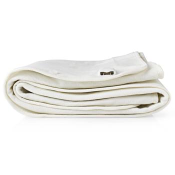 Preview: Hochwertiges Wärmeunterbett für 2 (160x140cm): Elektrische Heizdecke mit 2 Fernbedienungen. Beheizbare Unterdecke in Creme für wohlige Wärme