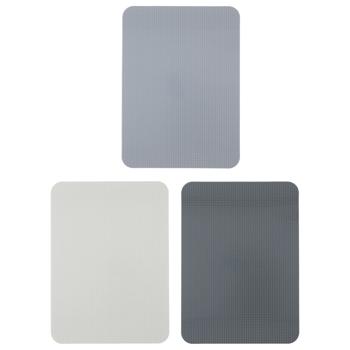 Flexible Schneidebretter 3er-Set - Ideal für Küche & Hobby - Messerschonend, rutschfest, spülmaschinenfest - 20x28cm, mehrfarbig, leicht einrollbar