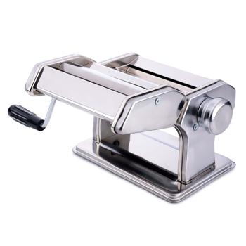 Preview: Hochwertige Nudelmaschine aus Edelstahl inkl. Tischhalterung – ideal für frische Pasta & Lasagne, robust, leicht zu bedienen, rutschfest