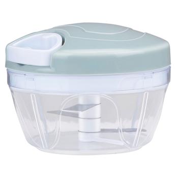 Multi-Zerkleinerer mit Seilzug - Manueller Zwiebel- & Gemüseschneider, Universalzerkleinerer, schnell, einfach und leicht zu reinigen