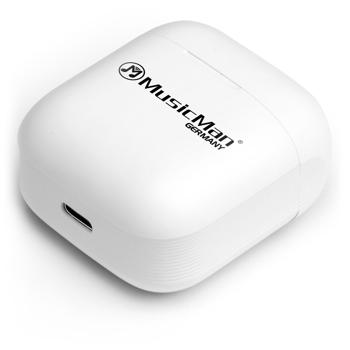 Preview: Top In-Ear-Kopfhörer (weiss) mit Aktiver Geräuschunterdrückung (ANC): Kabellose Bluetooth 5.0 Kopfhörer u. Mikro & Multifunktion–für optimalen Klang