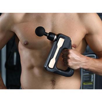Preview: Massagepistole - Faszien- & Muskelmassage - Leistungsstarker High-Torque Motor mit leiser Gleittechnologie - 8 Aufsätze - 32 Frequenzstufen - USB aufladbar