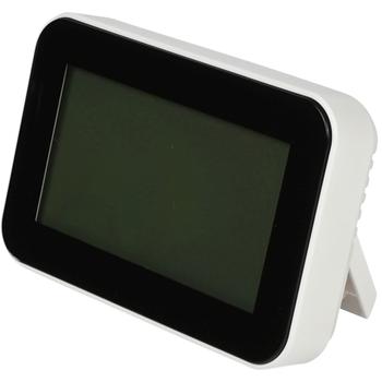 Preview: Präzise digitale Wetterstation mit Echtzeit-Daten – Temperatur, Luftfeuchte, Datum, Uhrzeit & Wecker – Zuverlässige Wetterinfos auf einen Blick