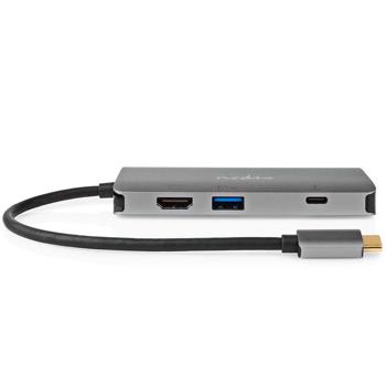 Preview: Ultimativer USB-C Hub mit 4K HDMI, Gigabit LAN, 3x USB-A, 100W Power Delivery, Cardreader - Notebook, Macbook - Maximale Konnektivität