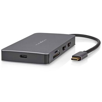 Preview: USB-C Hub mit 2x HDMI, Ethernet, USB-A/C, PD3 & Kartenleser – Alle Anschlüsse in einem, der ultimative Multiport-Adapter