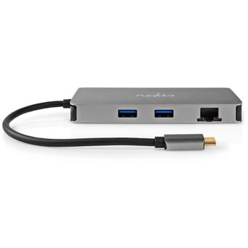 Preview: USB-C Hub mit 2x HDMI, Ethernet, USB-A/C, PD3 & Kartenleser – Alle Anschlüsse in einem, der ultimative Multiport-Adapter