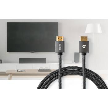Preview: 4K HDMI Kabel für Heimkino & Gaming: High Speed mit Ethernet, 1 m, 18Gbps - für Fernseher, Monitore, Konsolen. Hohe Auflösung, flüssige Darstellung